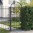 Fencing post with lock Grey 200 x 88 x 14 cm Steel