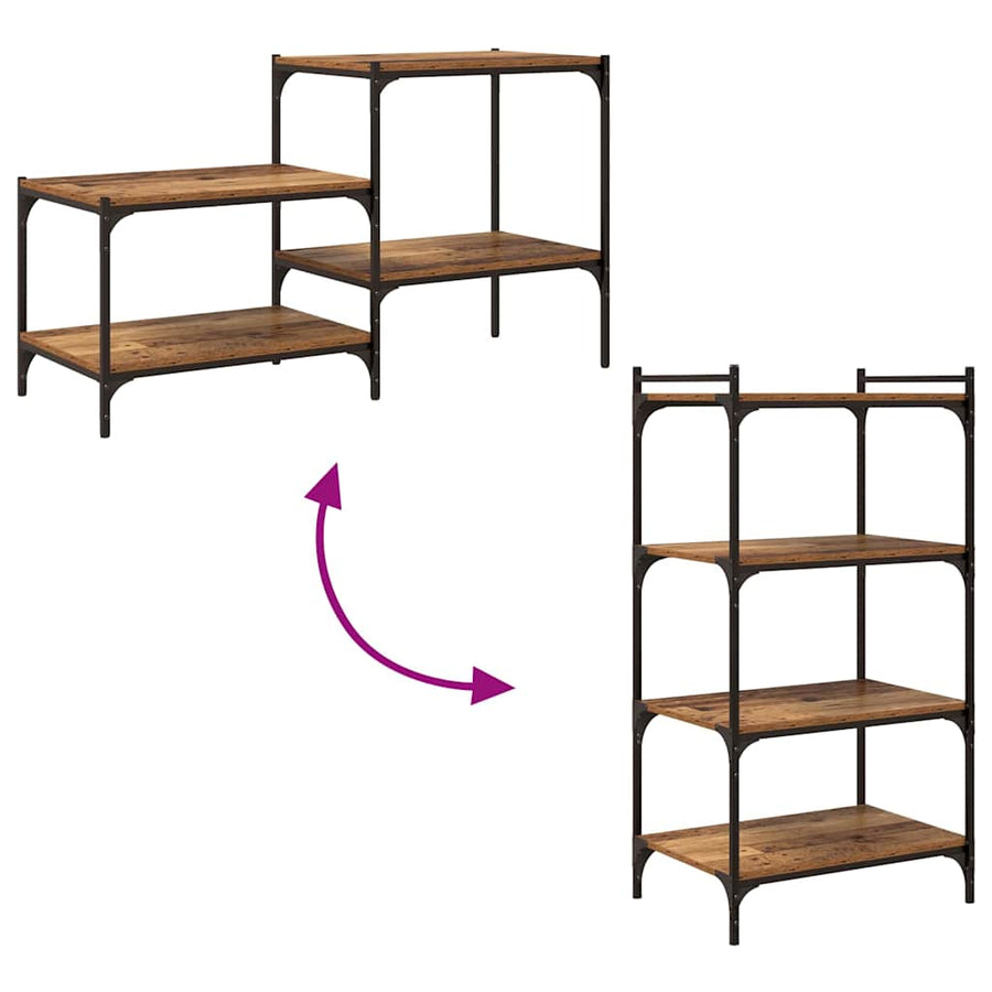 Boekenplank Bord 4 pcs Bruin 100 x 40 x 1.5cm Spaanplaat