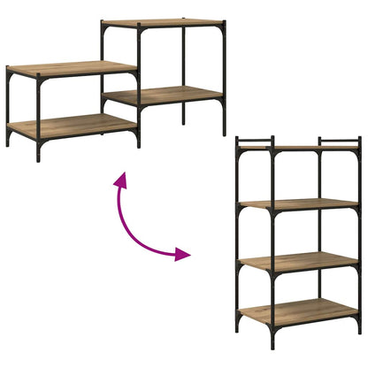 Boekenplank Bord 4 pcs Bruin 100 x 40 x 1.5cm Spaanplaat
