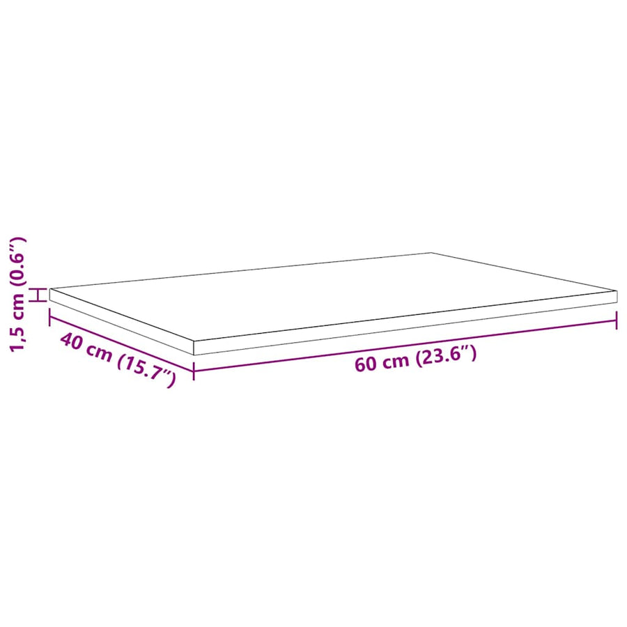 Boekenplank Bord 4 pcs Bruin 100 x 40 x 1.5cm Spaanplaat
