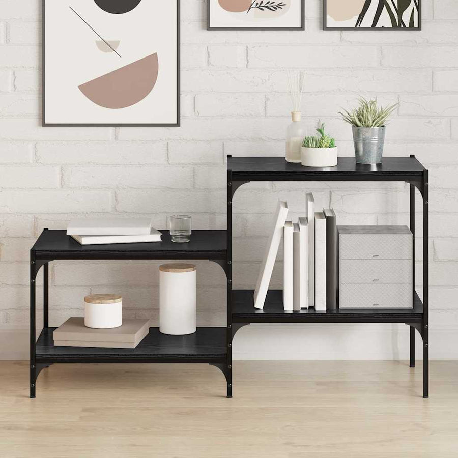 Boekenplank Bord 4 pcs Zwart 100 x 40 x 1.5cm Spaanplaat