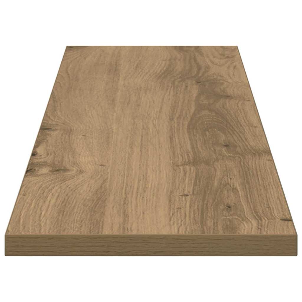 Boekenplank Bord 4 pcs Bruin 100 x 40 x 1.5cm Spaanplaat