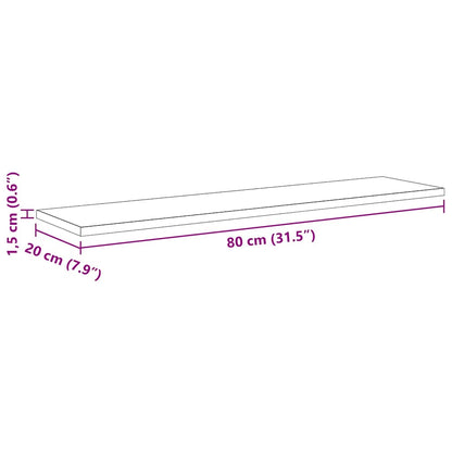 Boekenplank Bord 4 pcs Zwart 100 x 40 x 1.5cm Spaanplaat