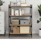 Shelf Board 4 pcs Brown 80 x 40 x 1.5 cm Engineered wood