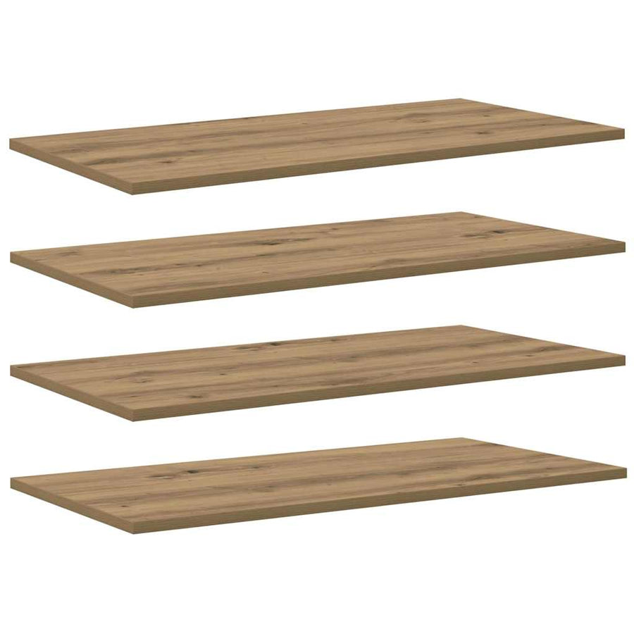 Boekenplank Bord 4 pcs Bruin 100 x 40 x 1.5cm Spaanplaat