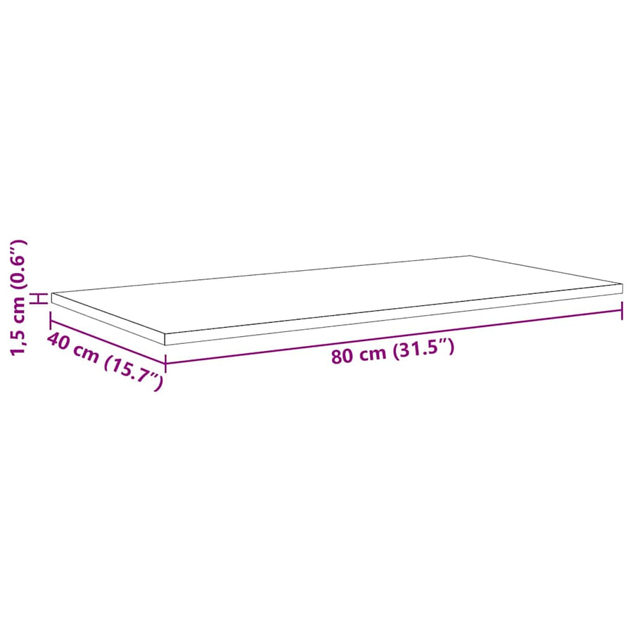 Boekenplank Bord 4 pcs Bruin 100 x 40 x 1.5cm Spaanplaat