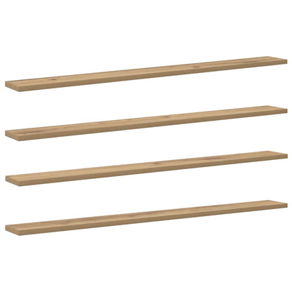 Boekenplank Bord 4 pcs Bruin 100 x 40 x 1.5cm Spaanplaat