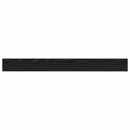 Boekenplank Bord 4 pcs Zwart 100 x 10 x 1,5 cm Bewerkt hout