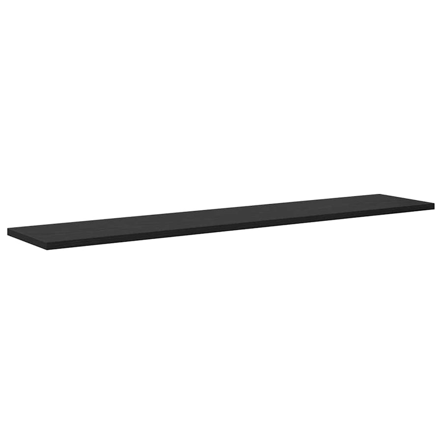 Boekenplank Bord 4 pcs Zwart 100 x 40 x 1.5cm Spaanplaat