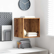 Wandkast 37x37x37 cm bewerkt hout