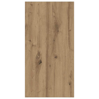 TV-kast artisanaal eikenkleurig 37 x 37 x 72 cm Bewerkt hout