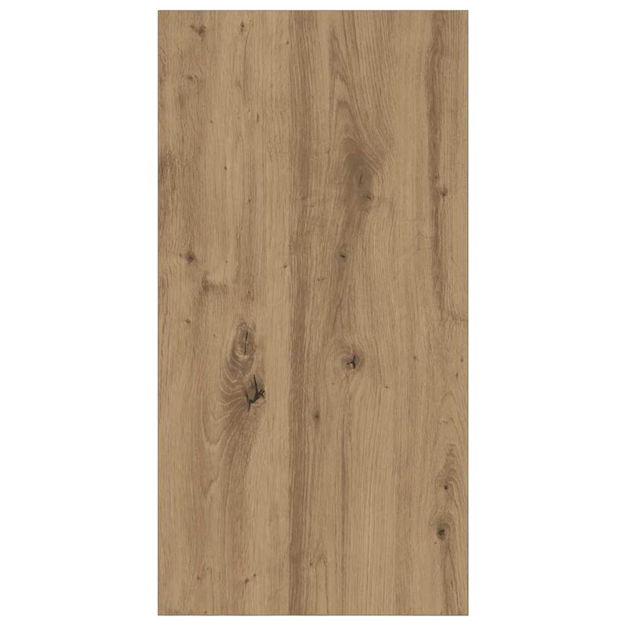 TV-kast artisanaal eikenkleurig 37 x 37 x 72 cm Bewerkt hout