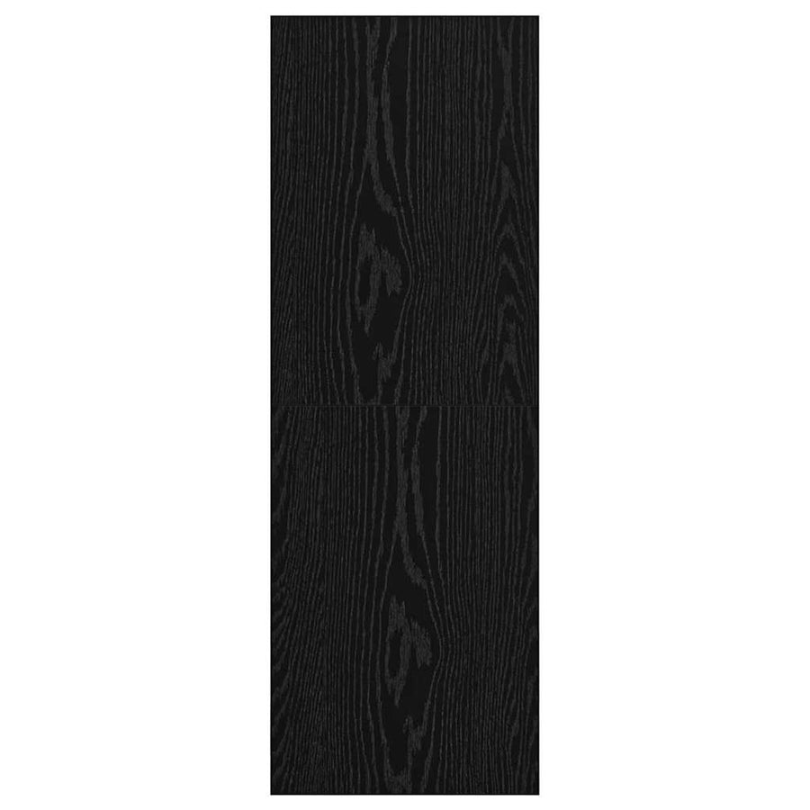 TV-kast met plank Zwart eiken 37 x 37 x 107 cm Bewerkt hout