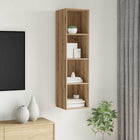 Tv-meubel 37x37x142,5 cm bewerkt hout eikenkleurig