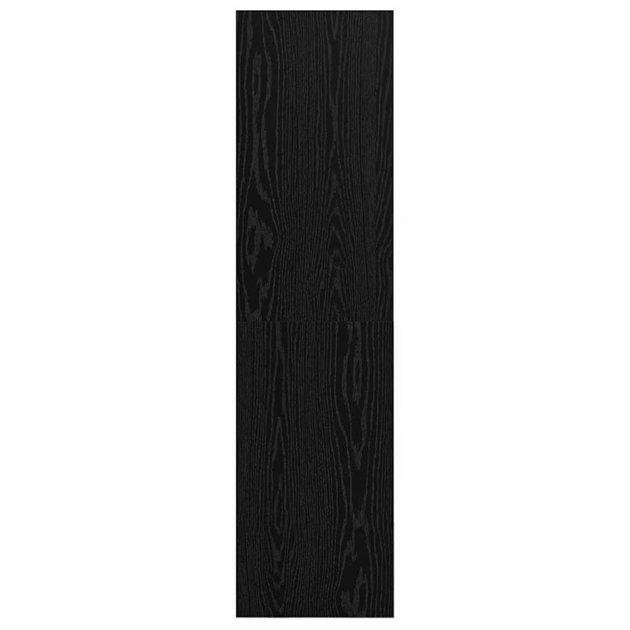 TV-kast met plank Zwart eiken 37 x 37 x 142.5 cm Bewerkt hout