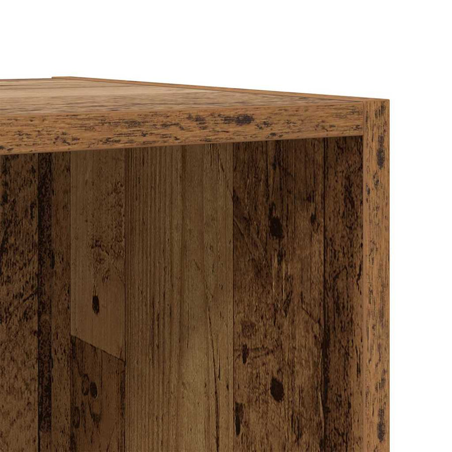 TV-kast met opslag 2 pcs Bruin 37 x 35 x 37 cm Bewerkt hout