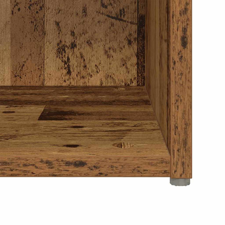 TV-kast met opslag 2 pcs Bruin 37 x 35 x 37 cm Bewerkt hout