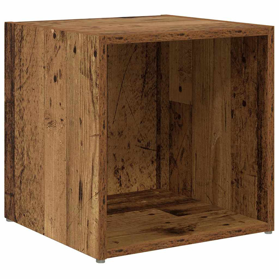 TV-kast met opslag 2 pcs Bruin 37 x 35 x 37 cm Bewerkt hout