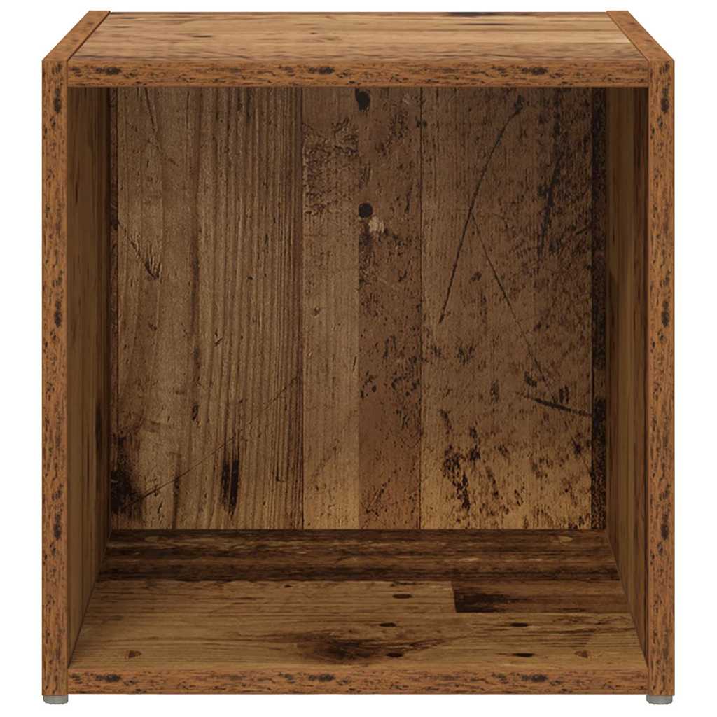 TV-kast met opslag 2 pcs Bruin 37 x 35 x 37 cm Bewerkt hout