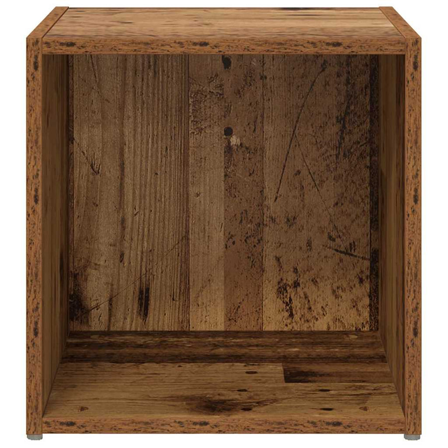 TV-kast met opslag 2 pcs Bruin 37 x 35 x 37 cm Bewerkt hout
