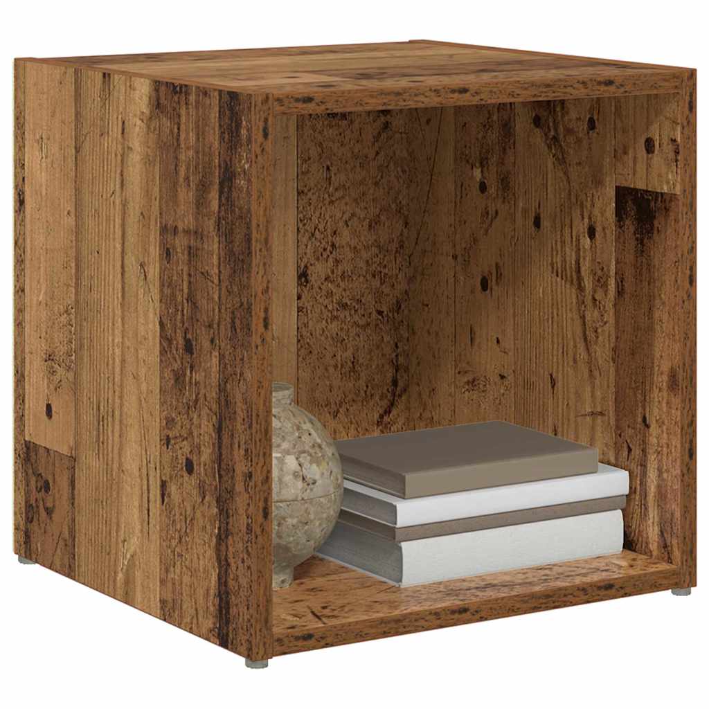 TV-kast met opslag 2 pcs Bruin 37 x 35 x 37 cm Bewerkt hout