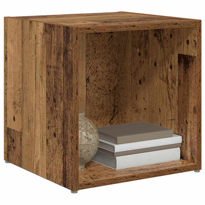 TV-kast met opslag 2 pcs Bruin 37 x 35 x 37 cm Bewerkt hout