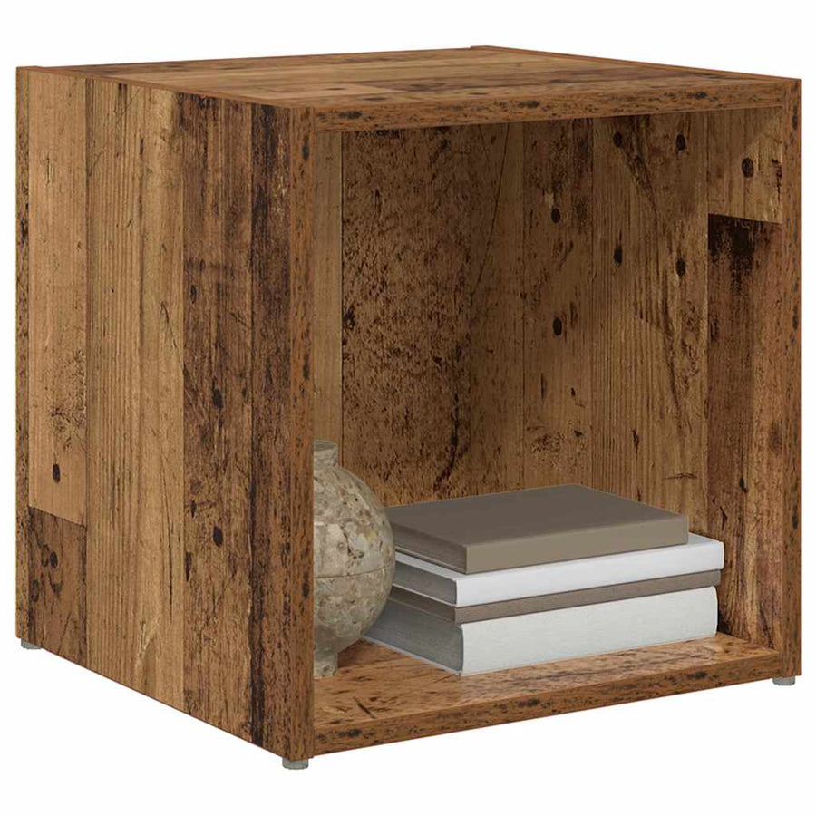 TV-kast met opslag 2 pcs Bruin 37 x 35 x 37 cm Bewerkt hout