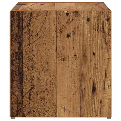 TV-kast met opslag 2 pcs Bruin 37 x 35 x 37 cm Bewerkt hout