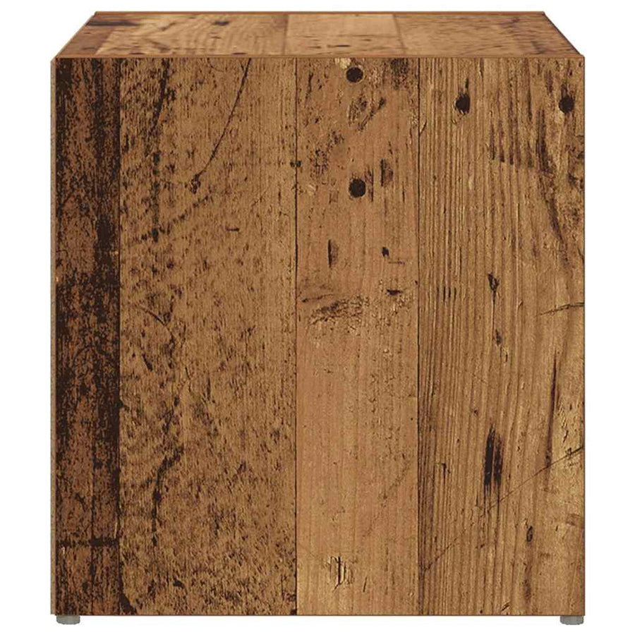 TV-kast met opslag 2 pcs Bruin 37 x 35 x 37 cm Bewerkt hout