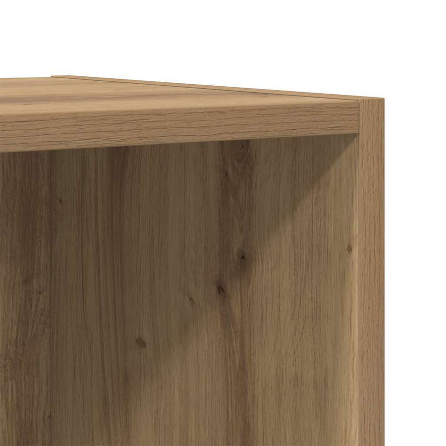 TV-kast met opslag 2 pcs Bruin 37 x 35 x 37 cm Bewerkt hout