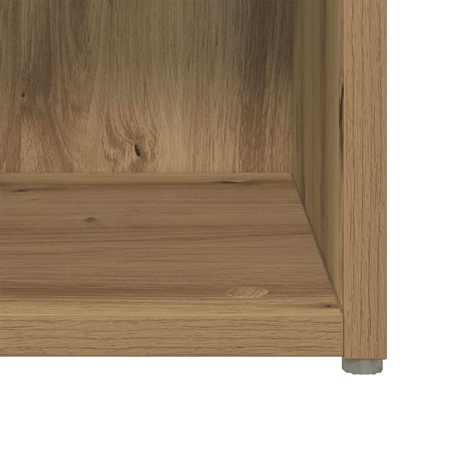 TV-kast met opslag 2 pcs Bruin 37 x 35 x 37 cm Bewerkt hout