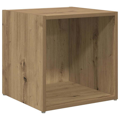 TV-kast met opslag 2 pcs Bruin 37 x 35 x 37 cm Bewerkt hout