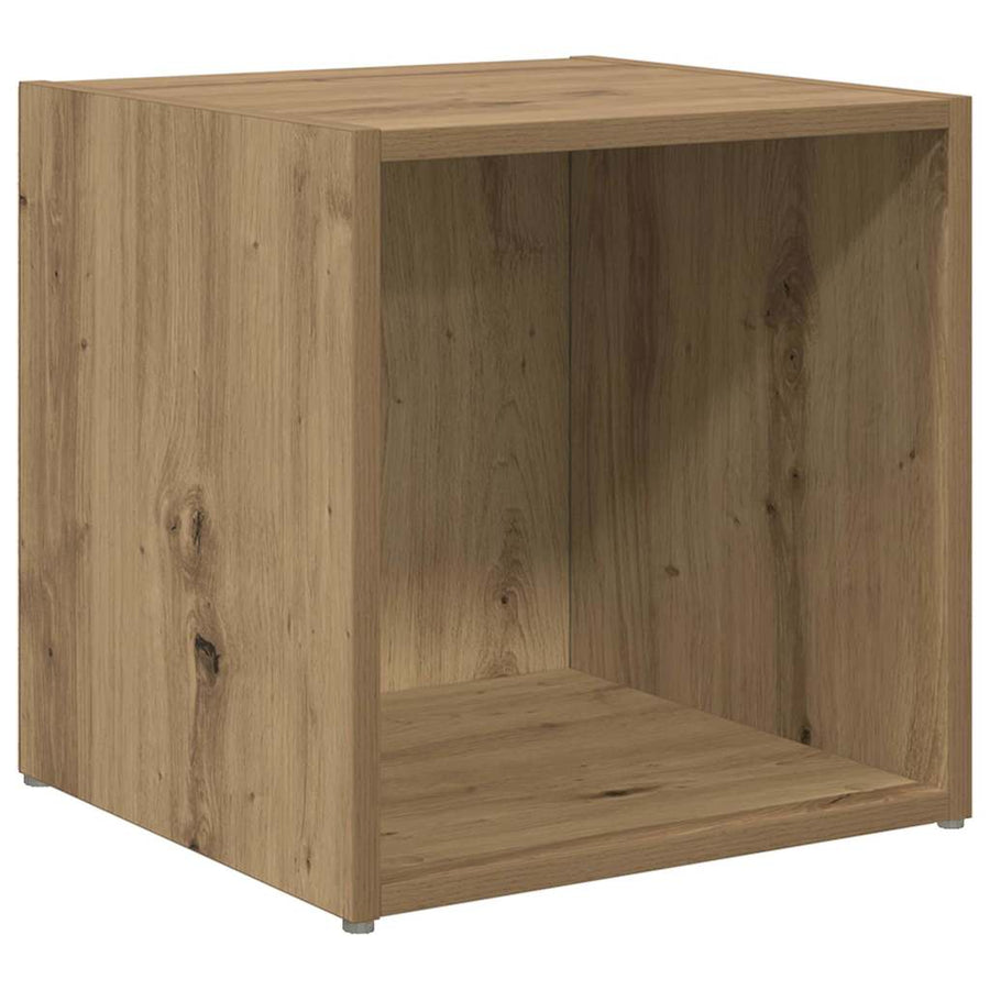 TV-kast met opslag 2 pcs Bruin 37 x 35 x 37 cm Bewerkt hout