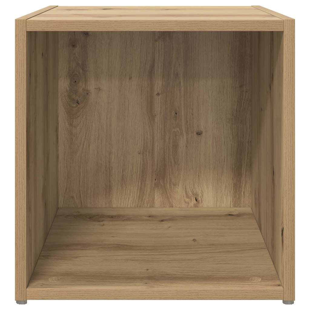 TV-kast met opslag 2 pcs Bruin 37 x 35 x 37 cm Bewerkt hout