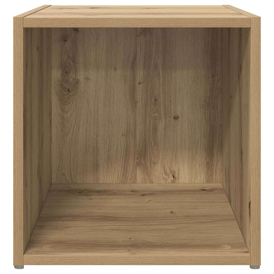 TV-kast met opslag 2 pcs Bruin 37 x 35 x 37 cm Bewerkt hout