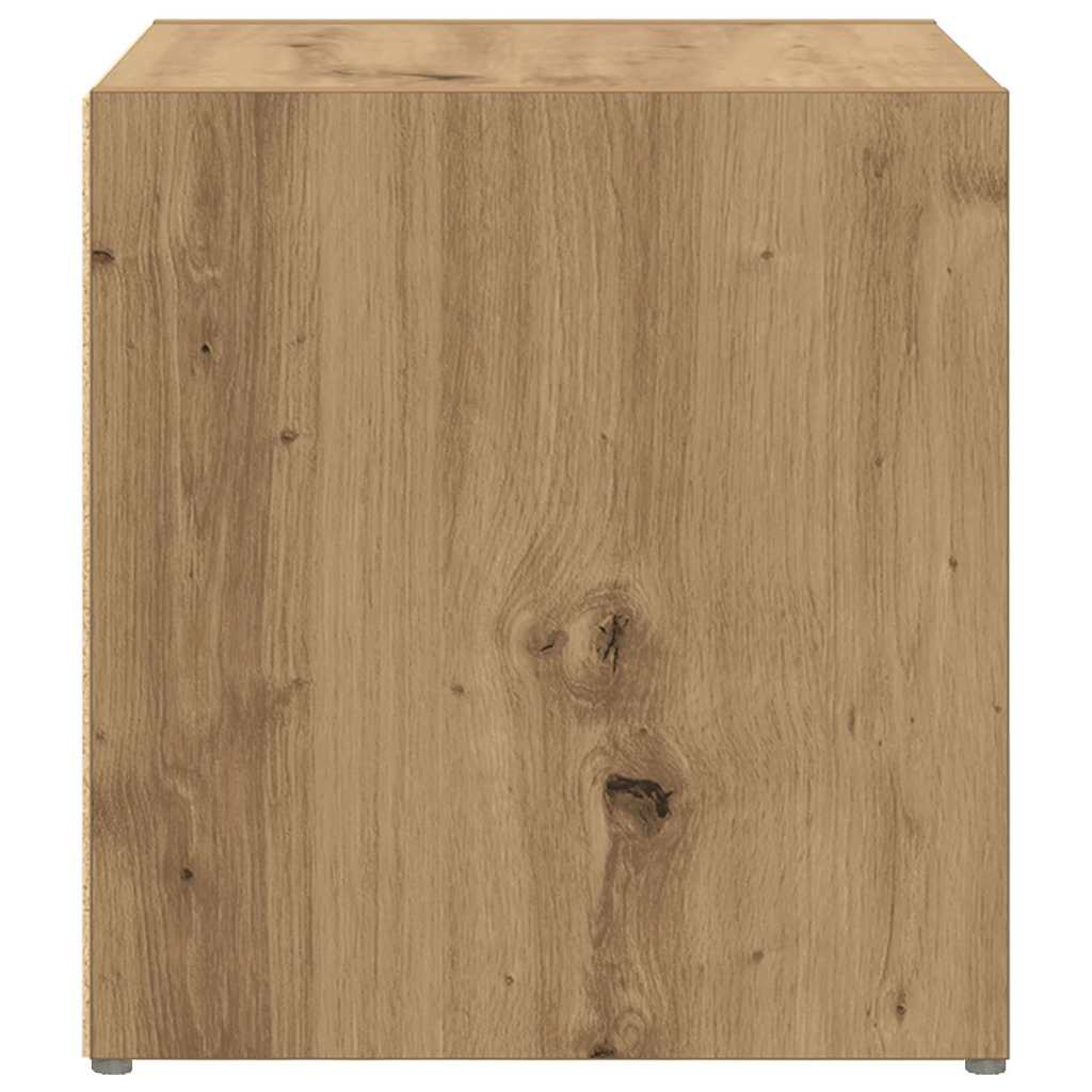 TV-kast met opslag 2 pcs Bruin 37 x 35 x 37 cm Bewerkt hout