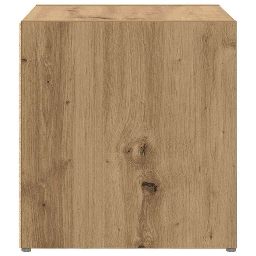 TV-kast met opslag 2 pcs Bruin 37 x 35 x 37 cm Bewerkt hout