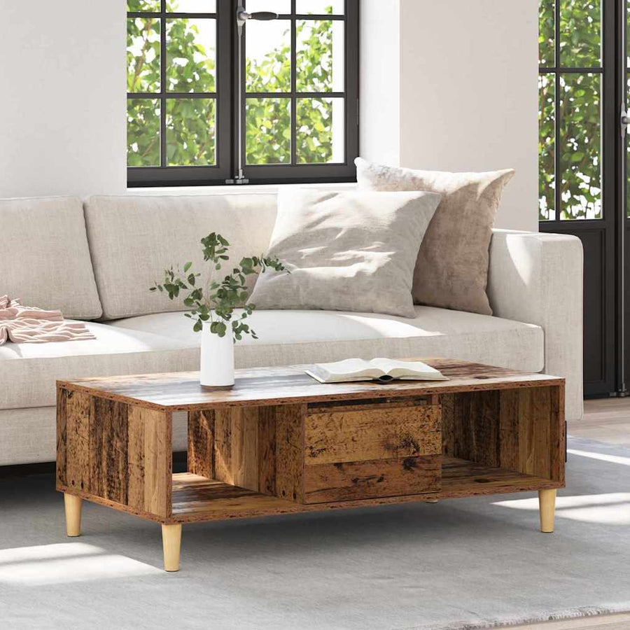met opslag met de deur Oud hout 103.5 x 60 x 35 cm Bewerkt hout
