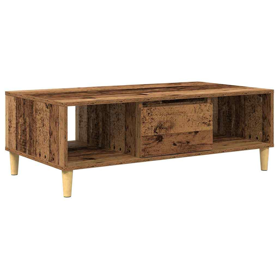 met opslag met de deur Oud hout 103.5 x 60 x 35 cm Bewerkt hout