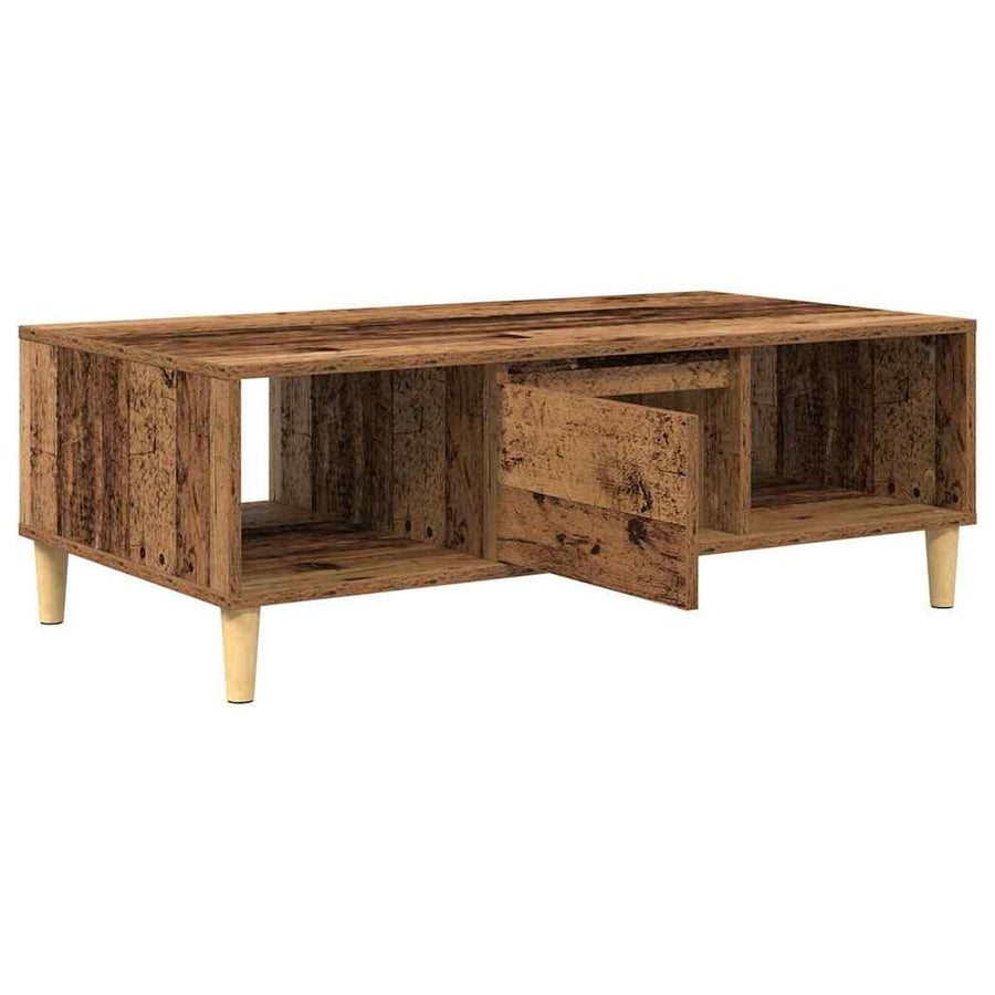 met opslag met de deur Oud hout 103.5 x 60 x 35 cm Bewerkt hout