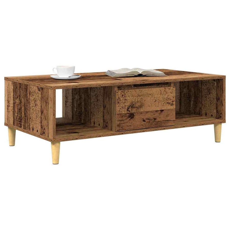 met opslag met de deur Oud hout 103.5 x 60 x 35 cm Bewerkt hout