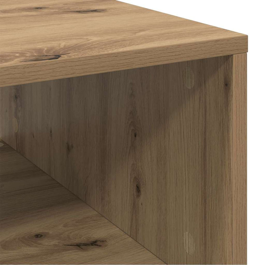 artisanaal eikenkleurig 103.5 x 60 x 35 cm Bewerkt hout