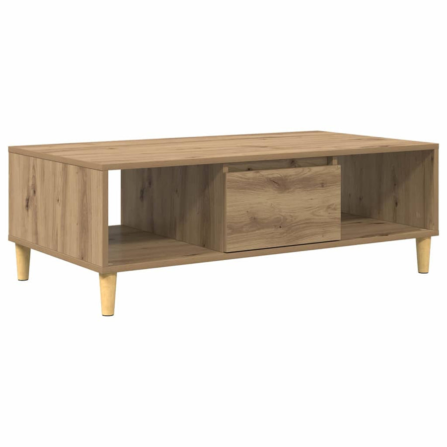artisanaal eikenkleurig 103.5 x 60 x 35 cm Bewerkt hout