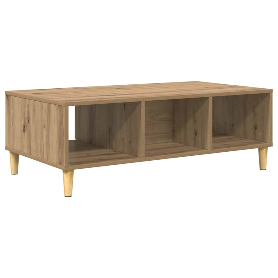 artisanaal eikenkleurig 103.5 x 60 x 35 cm Bewerkt hout