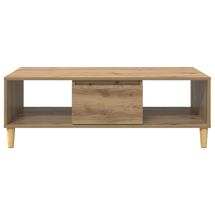 artisanaal eikenkleurig 103.5 x 60 x 35 cm Bewerkt hout