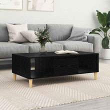 met opslag met de deur Zwart eiken 103.5 x 60 x 35 cm Bewerkt hout