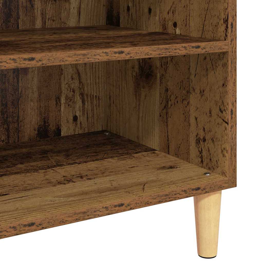 Dressoir met plank Oud hout 57 x 35 x 90 cm Bewerkt hout