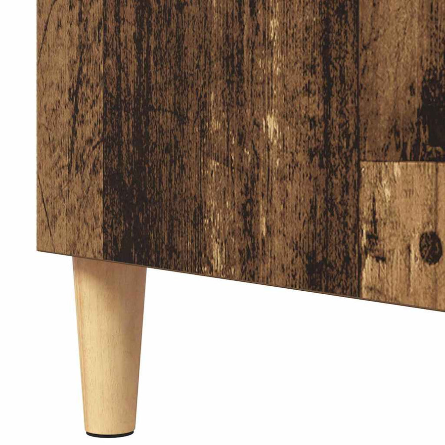 Dressoir met plank Oud hout 57 x 35 x 90 cm Bewerkt hout
