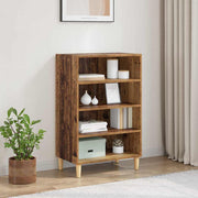 Dressoir bewerkt hout 57x35x89.5 cm bruin