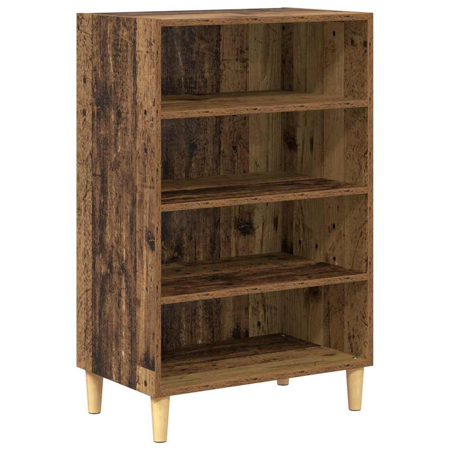 Dressoir met plank Oud hout 57 x 35 x 90 cm Bewerkt hout